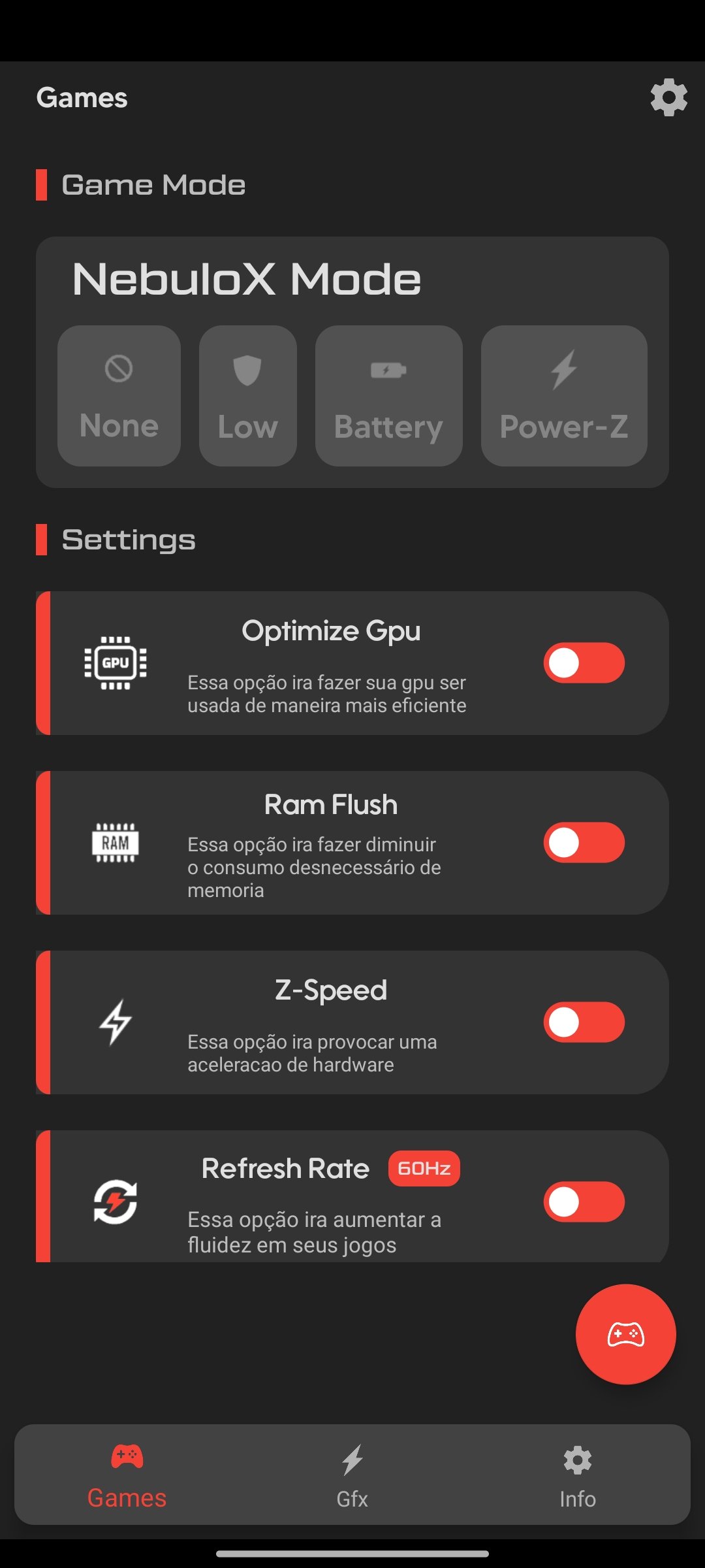 Background تطبيق رفع اداء المعالج وتسريع الهاتف فى الالعاب 