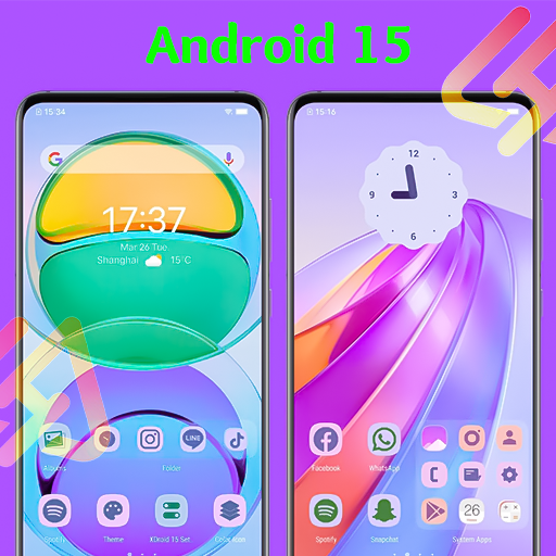 Background تحميل لانشر اندرويد 15 لكل الهواتف 